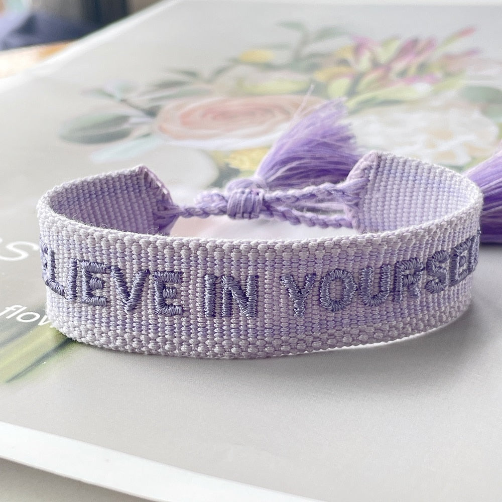 Purple Woven Bracelets