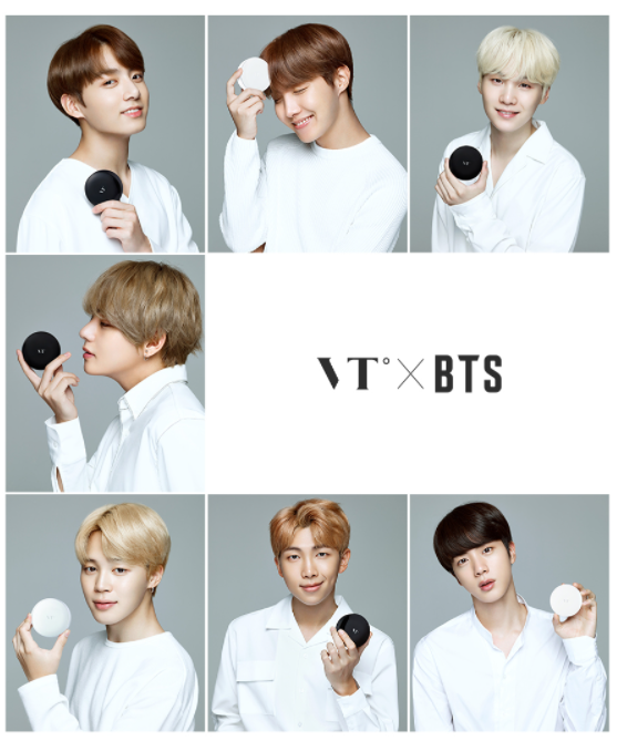 [VT Cosmetics] VT X BTS Real Collagen Pact Black #21