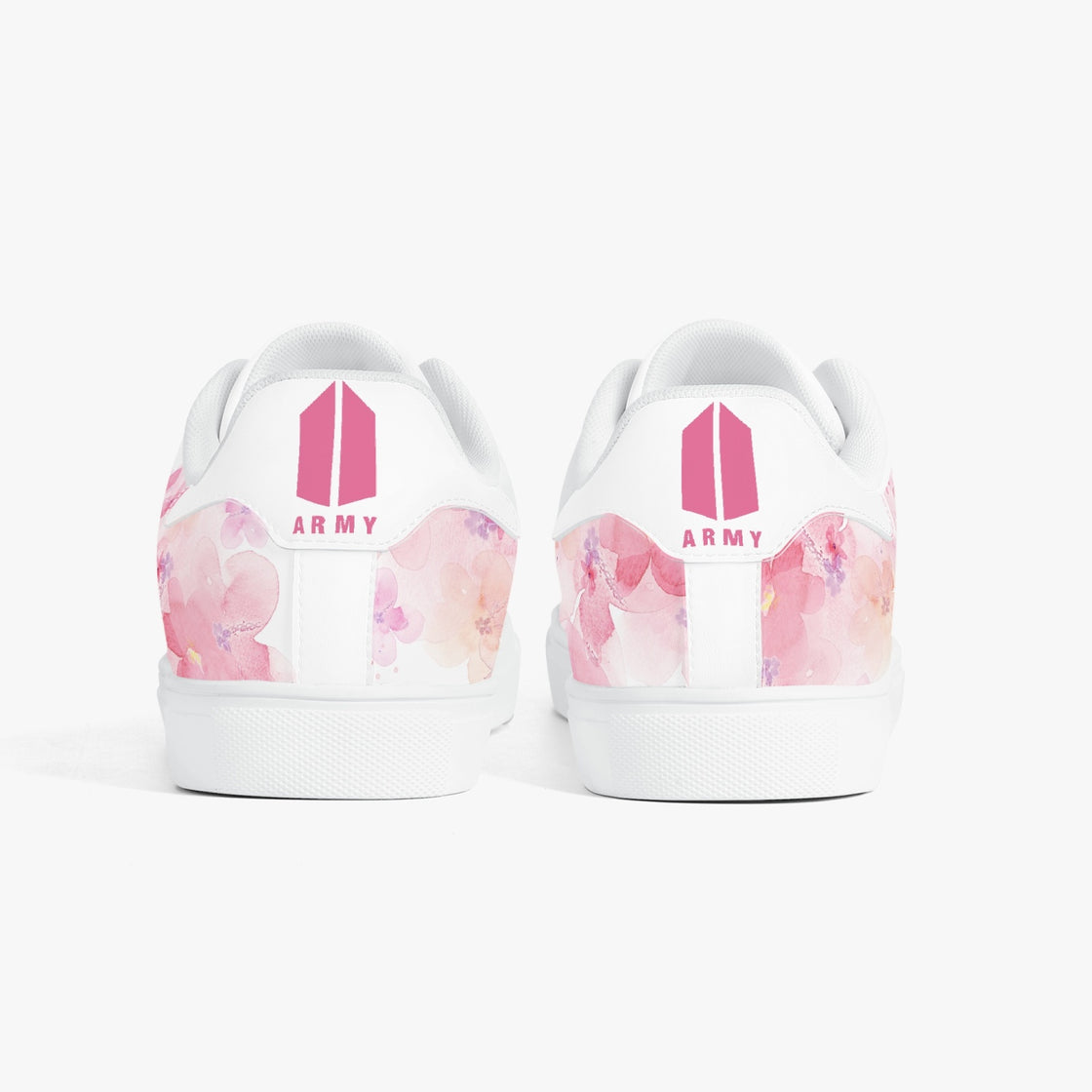 Classic Floral Design BTS ARMY Sneaker Shoes