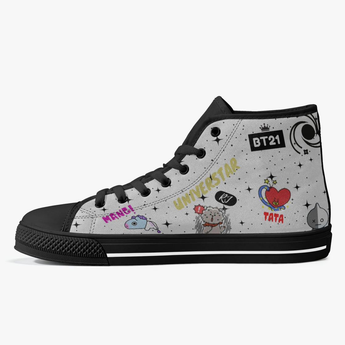 BT21-Classic High-Top Canvas Shoes