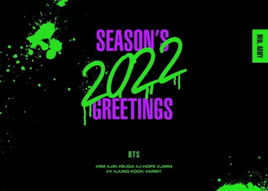 <3RD PRESS>BTS - 2022 SEASON'S GREETINGS & WALL CALENDAR
