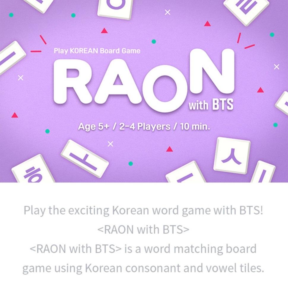 <PRE-ORDER>BTS - RAON WITH BTS KOREAN BOARD GAME