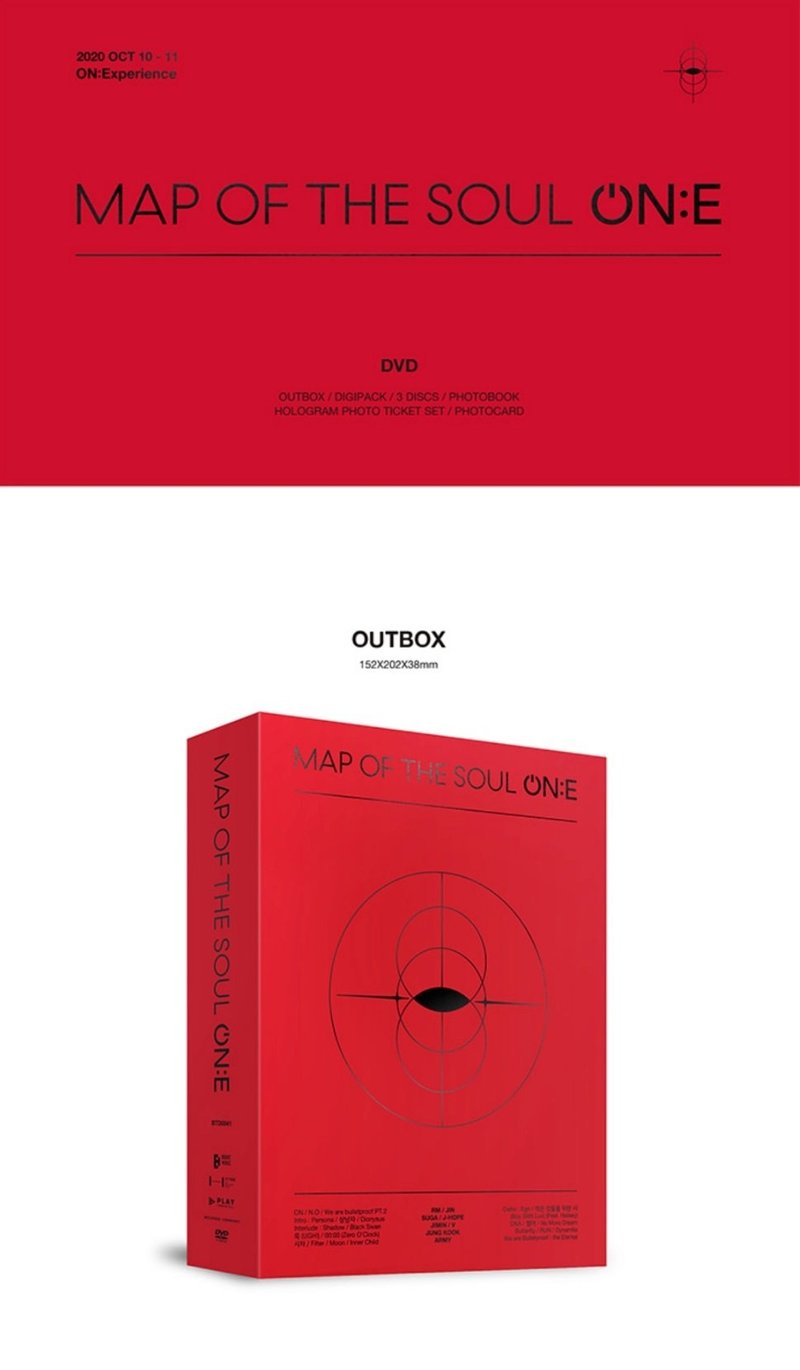 BTS - MAP OF THE SOUL ON:E DVD – Sugar Seoul