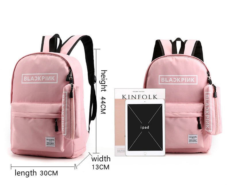 2020 Hot Black Pink Travel Backpack Set – Sugar Seoul