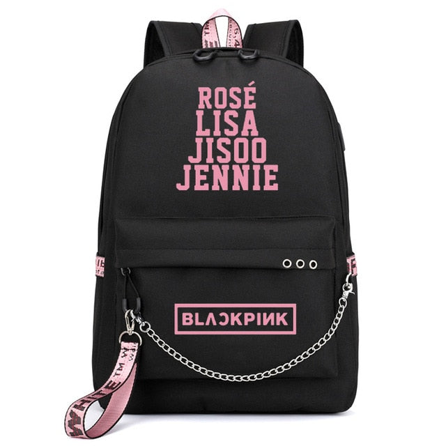Rose Lisa Jisoo Jennie Backpack