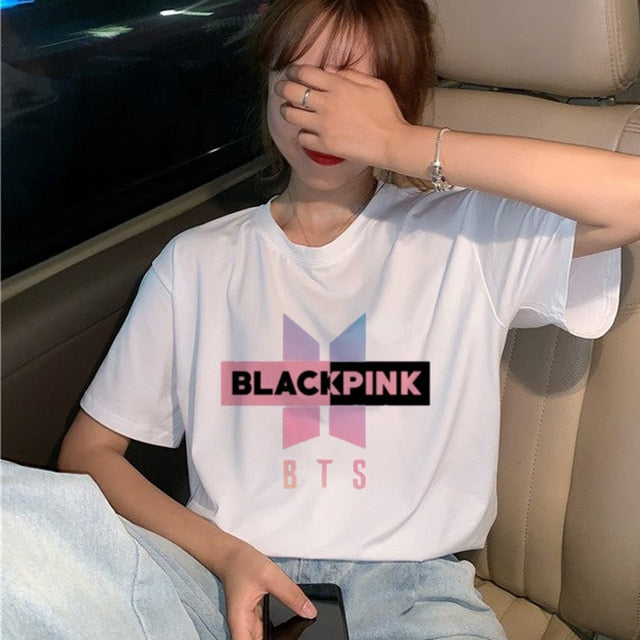 BTS Black Pink T Shirt Sugar Seoul