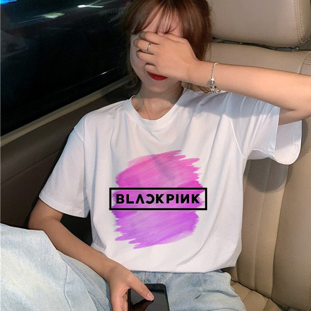 Black Pink Logo T-shirt