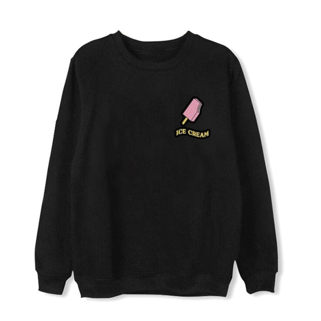 Black Pink Ice Cream Sweatshirt Series – Sugar Seoul