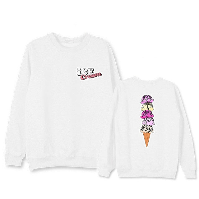 Black Pink Ice Cream Sweatshirt Series