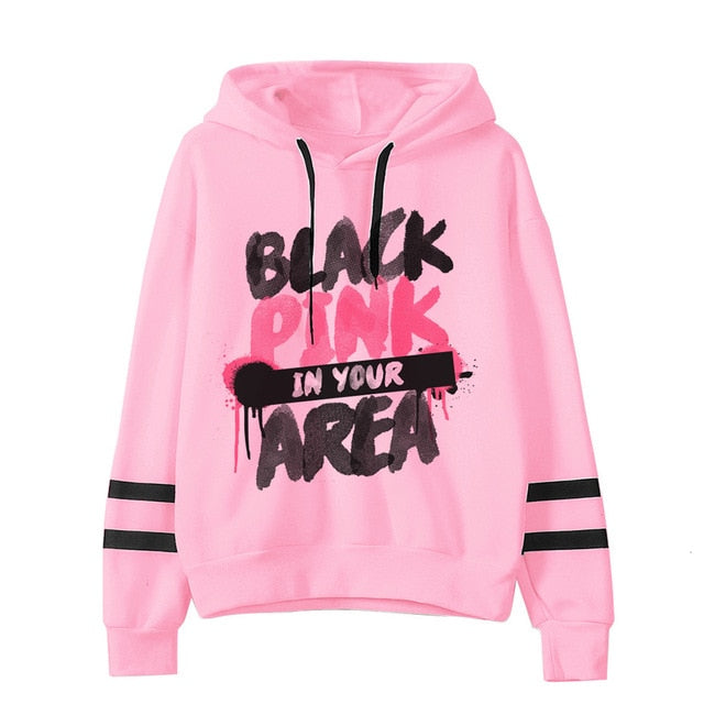 Black Pink In Your Area Hoodies