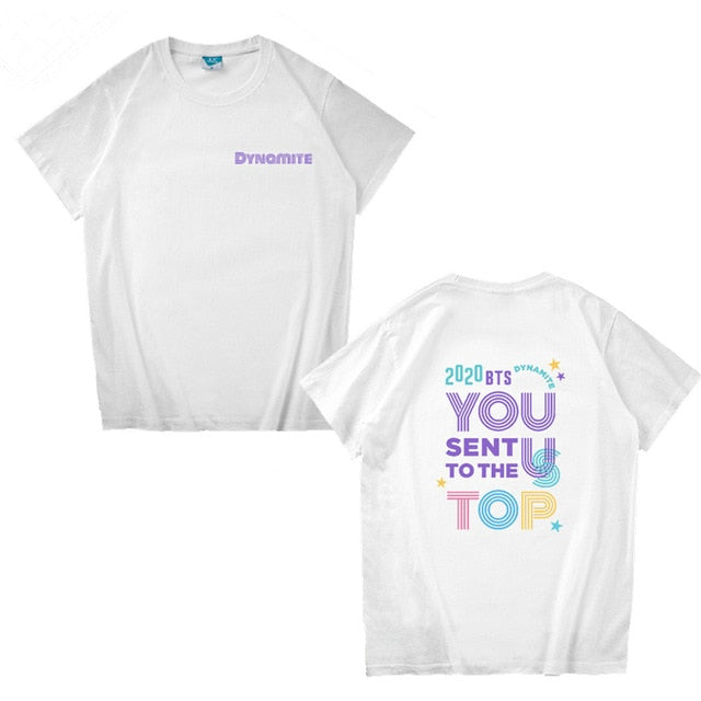 2020 BTS Dynamite you sent us to the TOP T-shirt