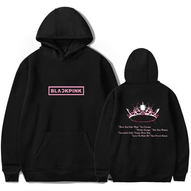 Black Pink 2020 New Crown Hoodie