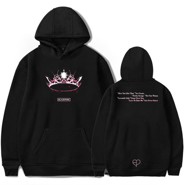 Black Pink 2020 New Crown Hoodie