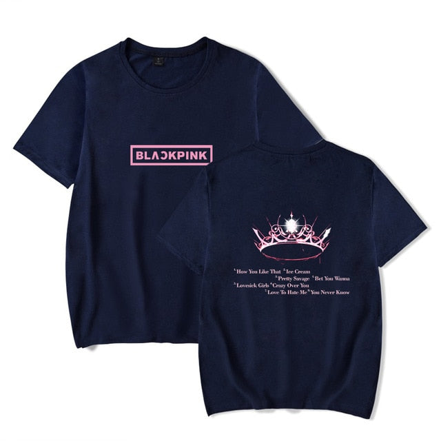 Black Pink Crown T-shirt