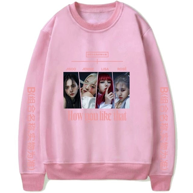 Black Pink "How You Like That" Sweatshirt