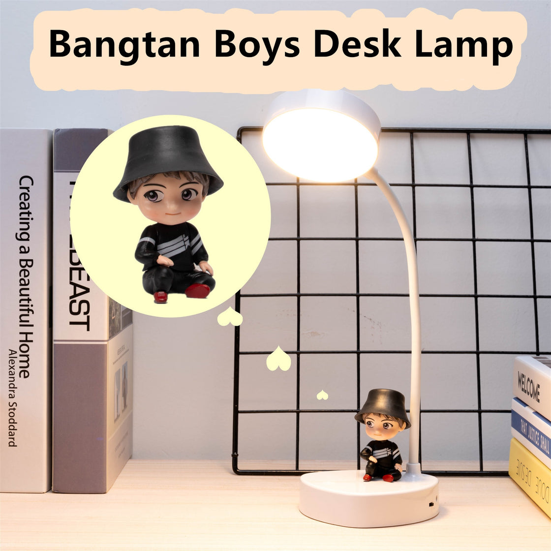 New Bangtan Boys TinyTAN Action Figures USB Night Light