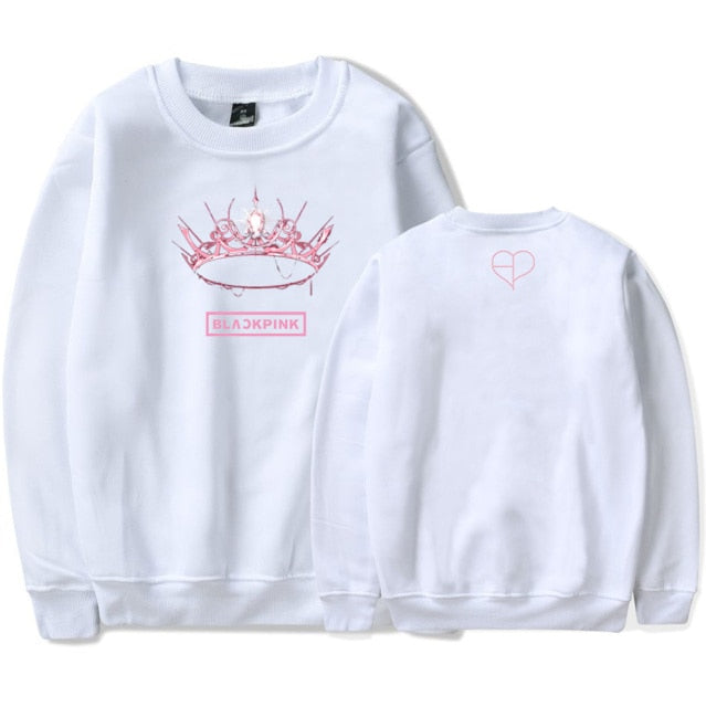 Black Pink Crown Sweatshirt
